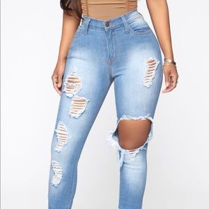 Fashion Nova Glistening Jeans